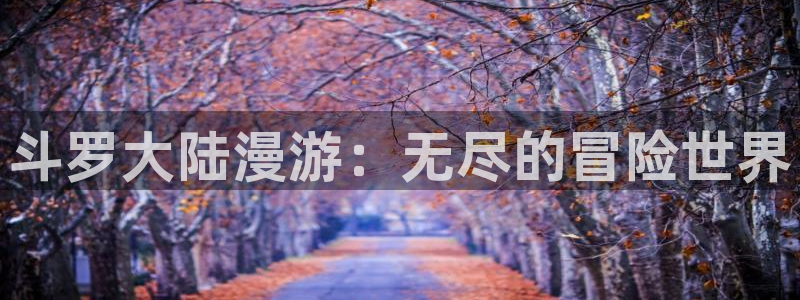 喵趣漫画官方入口在哪里：斗罗大陆漫游：无尽的冒险世界